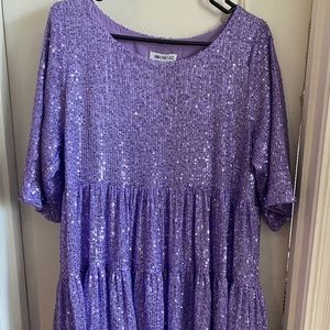 Sequin babydoll dress from Amazing Lace